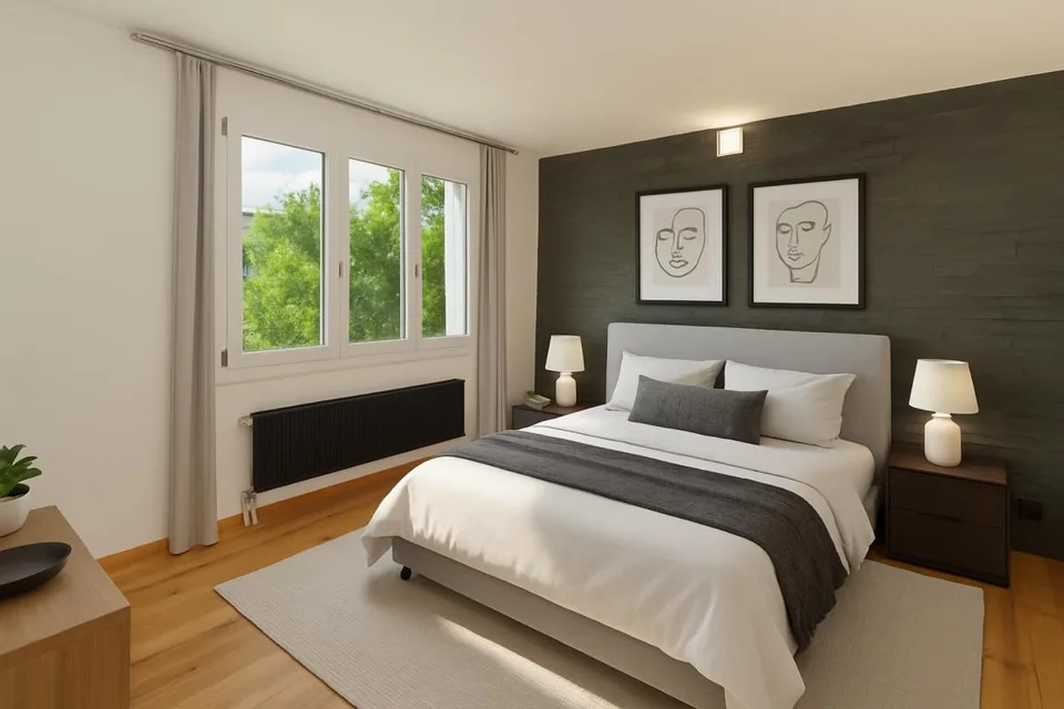 5.5-Zimmer-Maisonettewohnung mit sonnigem Balkon und moderner Ausstattung