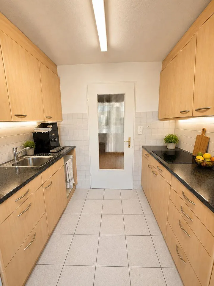 Helle 3.5-Zimmerwohnung mit Balkon und viel Stauraum in Au SG