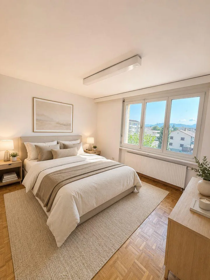 Helle 3.5-Zimmerwohnung mit Balkon und viel Stauraum in Au SG