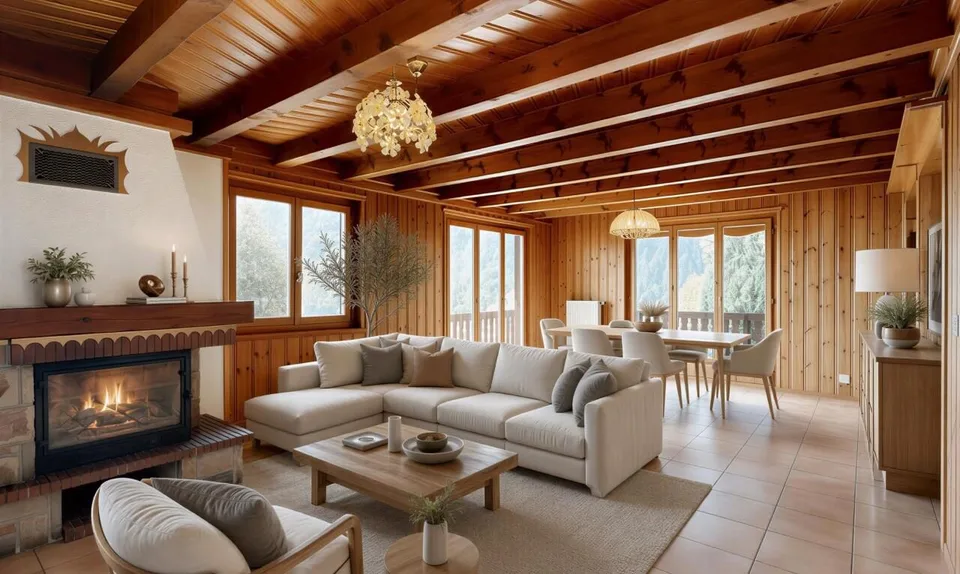 Chalet in Miex: absolute calm and panoramic view of the mountains