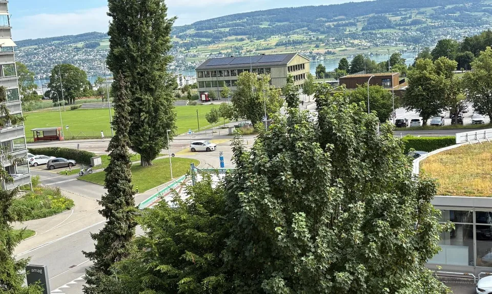 Appartement attractif de 3,5 pièces avec vue partielle sur le lac à Horgen
