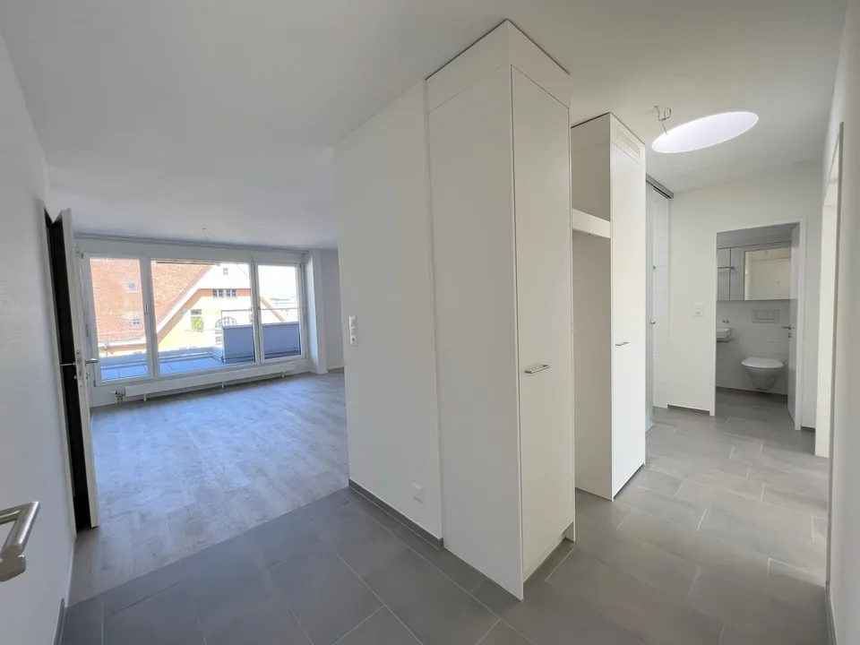 sonnige 4 1/2-Zimmer-Attikawohnung - St. Johannquartier