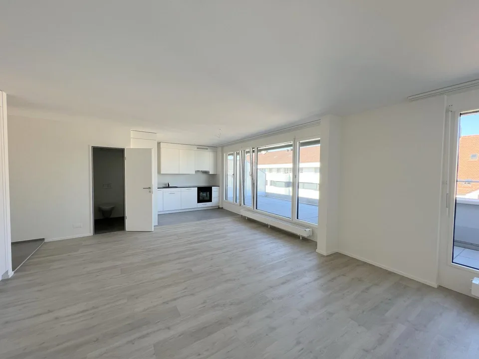 sonnige 4 1/2-Zimmer-Attikawohnung - St. Johannquartier