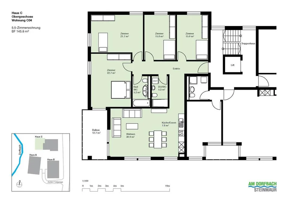 Moderne Wohnung an ruhiger Lage
