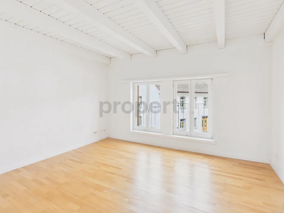 Cozy 4.5-room attic apartment with balcony in Beringen