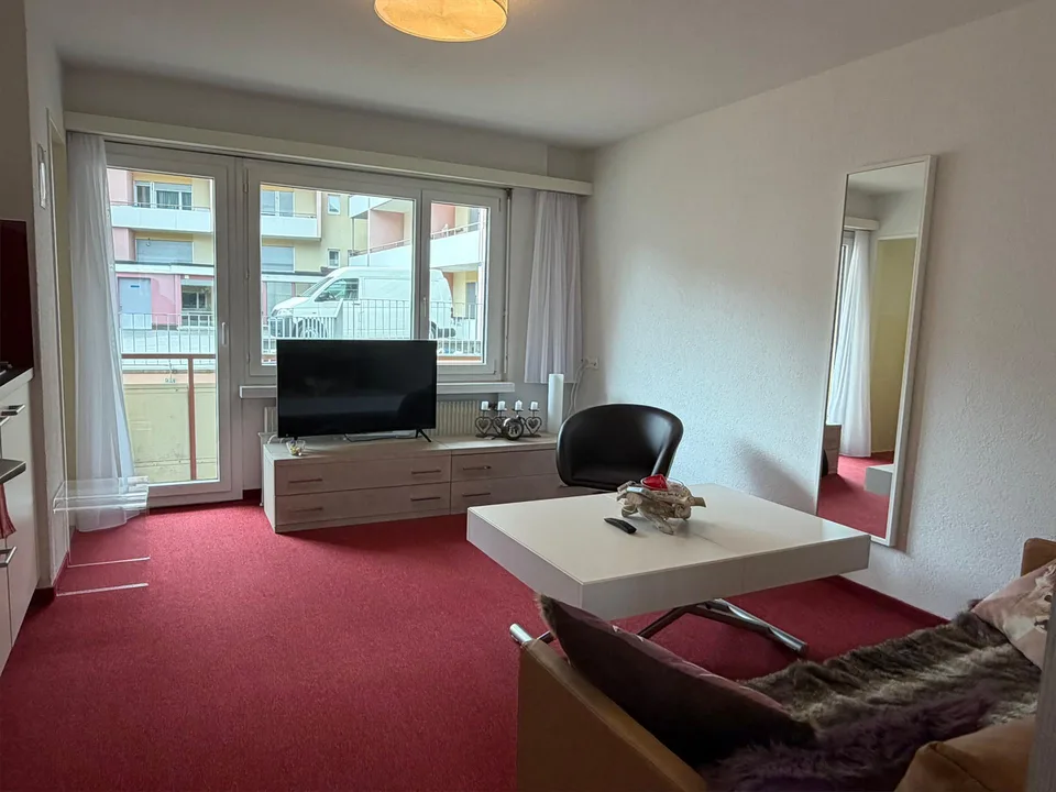 4-room studio package with balcony and mountain view in Arosa