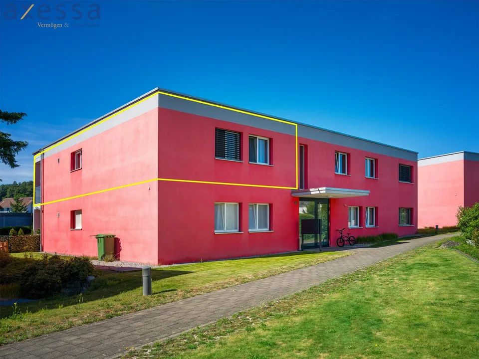 Appartement de 3,5 pièces ensoleillé au dernier étage avec balcon sud à Fischbach-Göslikon