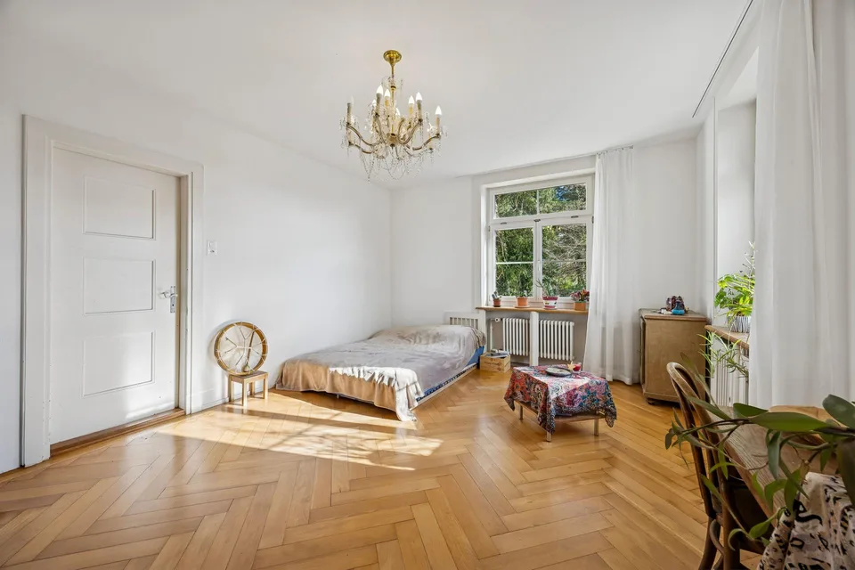 Villa Art Nouveau à Reinach avec un jardin de parc exceptionnel