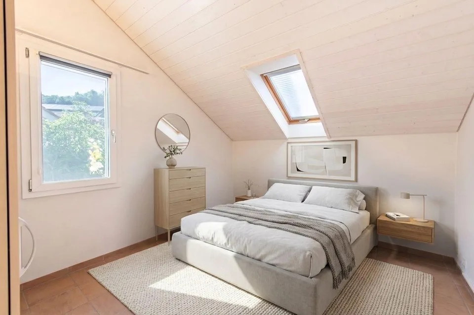 Una casa per stare bene - ambiente di vita luminoso, caminetto e terrazza soleggiata