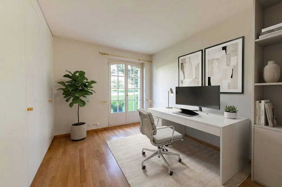 Modernes Zuhause mit Cheminée & privatem Gartenanteil