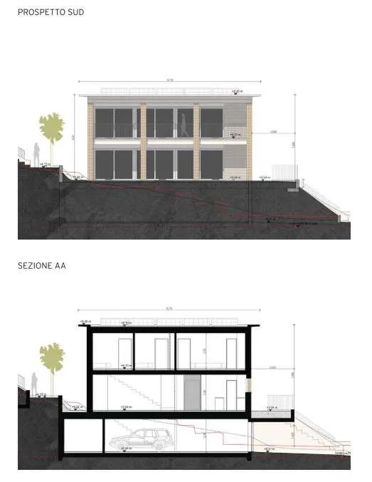 Porza Villa di nuova costruzione con giardino