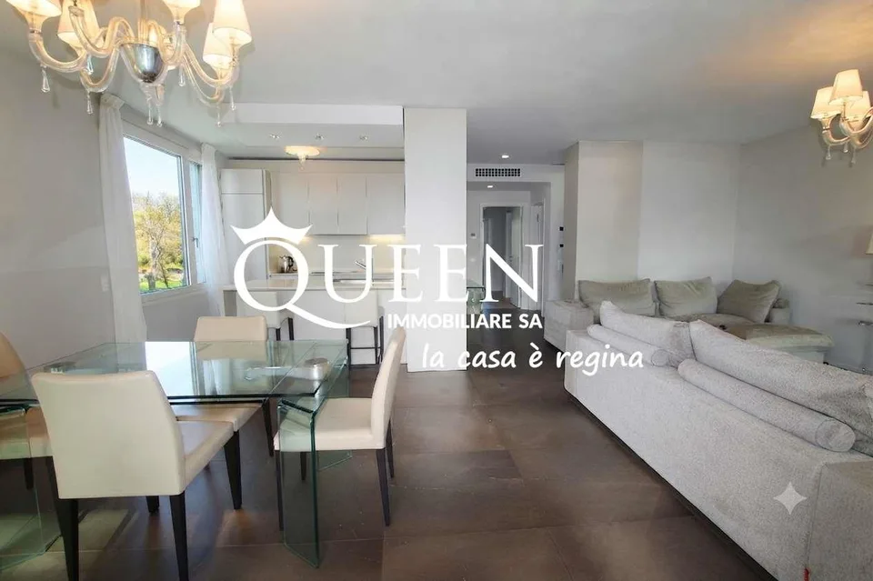 Lugano-Cassarate: luxueux 4.5 pièces, 150 m², loggia, vue sur le lac