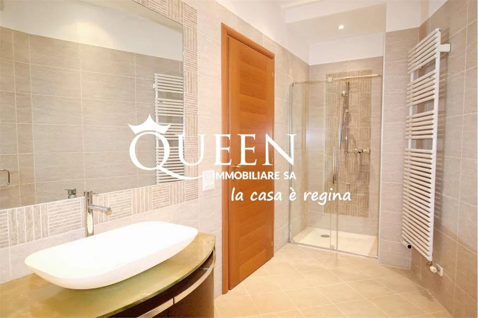 Lugano-Cassarate: 4.5-Zimmer-Wohnung, 250 m², Veranda, Garten