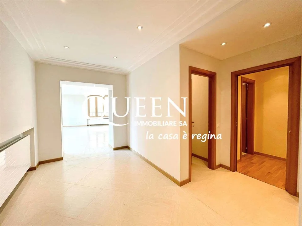 Lugano-Cassarate: 4.5-Zimmer-Wohnung, 250 m², Veranda, Garten