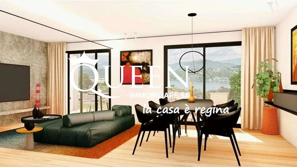 Vernate: nouvelle réalisation, appartement 3.5 pièces, 130 m², portique