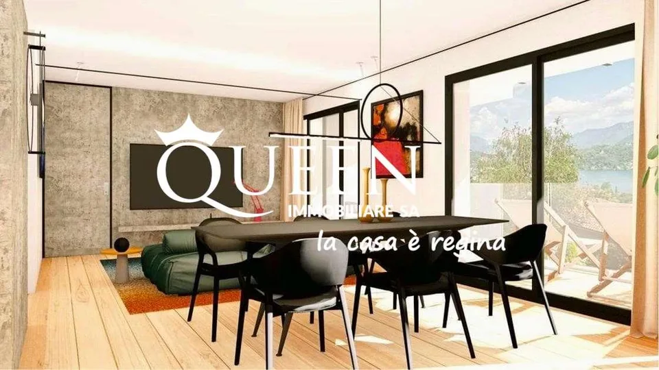 Vernate: nouvelle réalisation, appartement 3.5 pièces, 130 m², portique