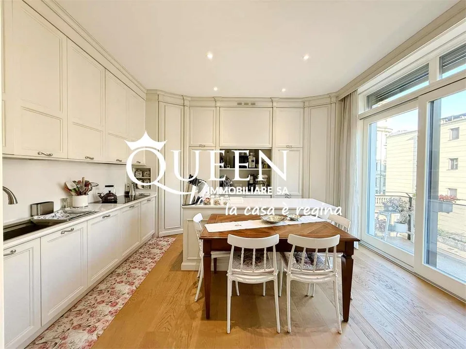 Lugano: appartement 4.5 pièces, 135 m², balcons, situation centrale