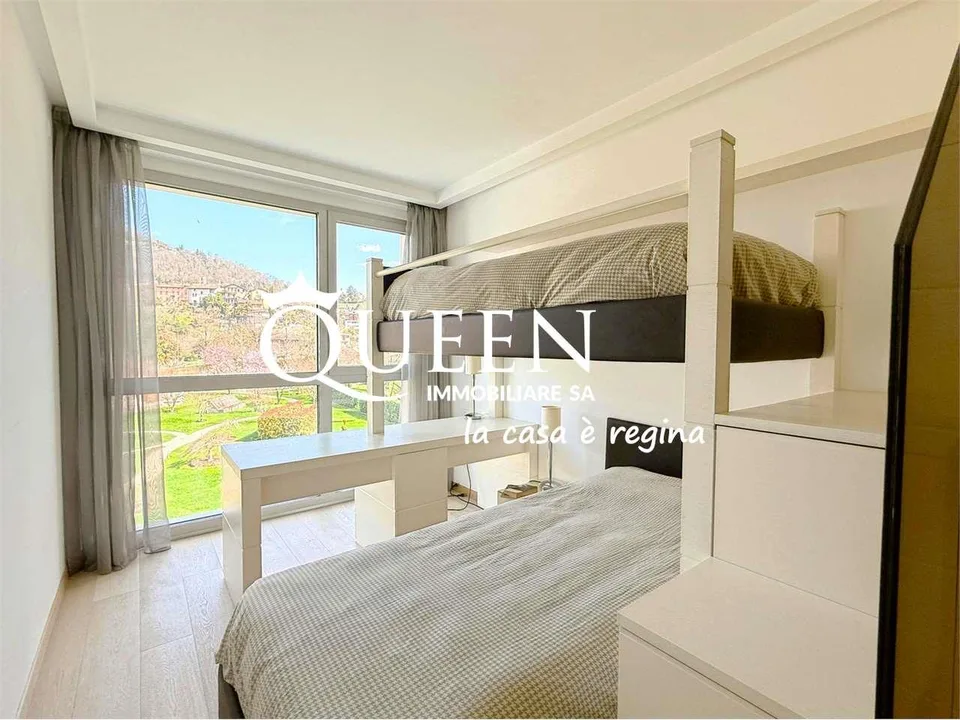 Muzzano: 4,5-Zimmer-Wohnung, 140 m², Terrasse, Wellnessbereich, See
