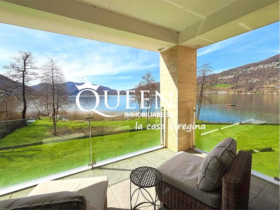 Muzzano: 4,5-Zimmer-Wohnung, 140 m², Terrasse, Wellnessbereich, See