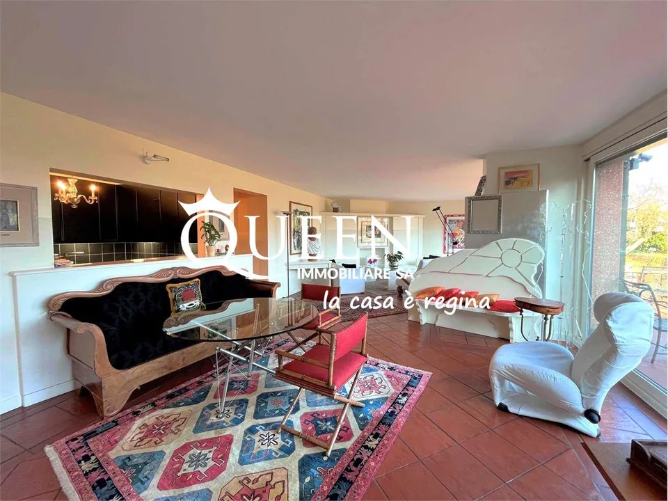 Gentilino: 3.5-Zimmer-Wohnung, 150 m², renoviert, mit Swimmingpool