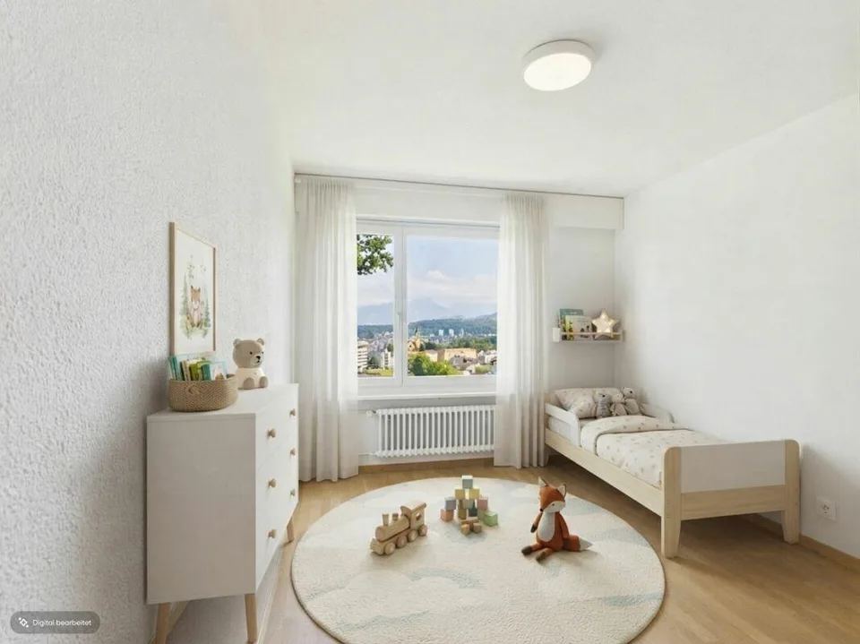 Bright 4.5-room apartment with balcony and garage in Emmen