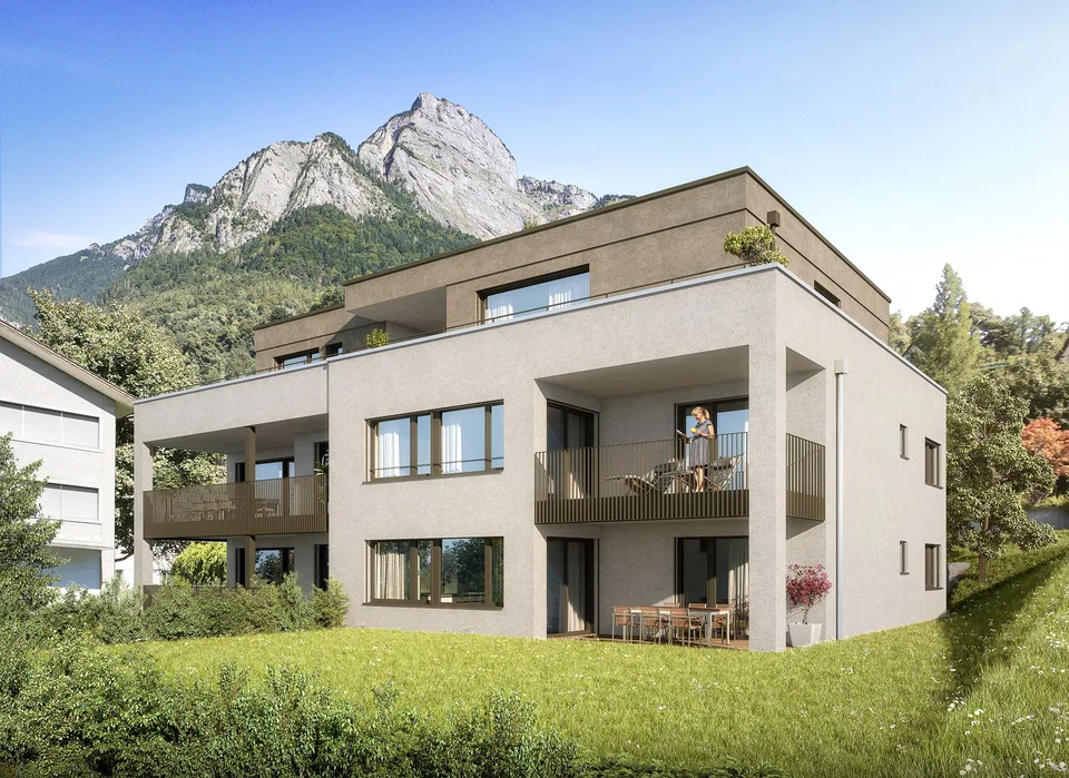 Moderne 3.5-Zimmer-Neubau-Wohnung in Sargans
