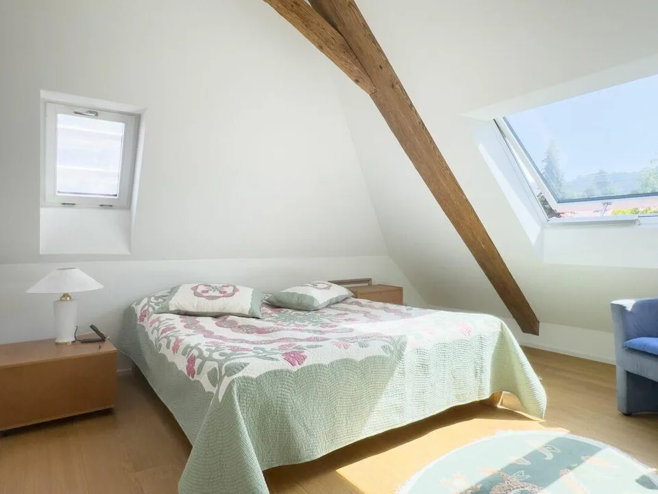 Exklusive Loftwohnung mit sonnigen Aussenräumen, unverbaubarer Aussicht, XXL-Garage und gedecktem Aussenparkplatz