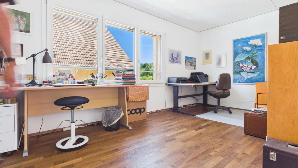 5.5-Zimmer-Haus mit viel Platz, Garten und Blick ins Grüne