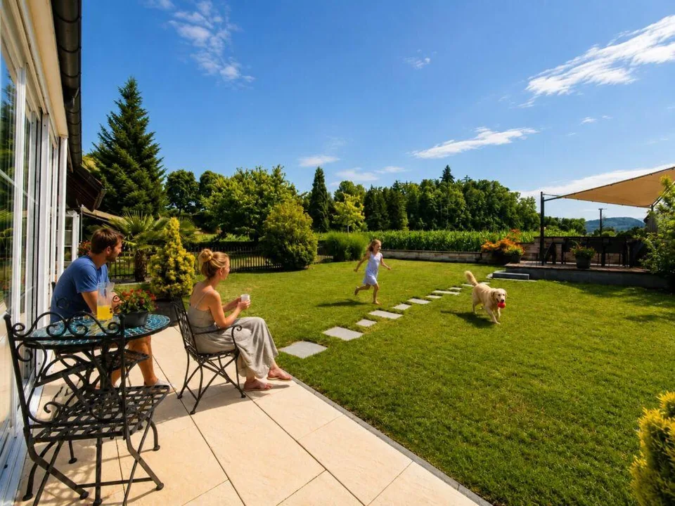 Maison idyllique à la limite de la zone de construction - charmante maison mitoyenne avec jardin et potentiel d'extension