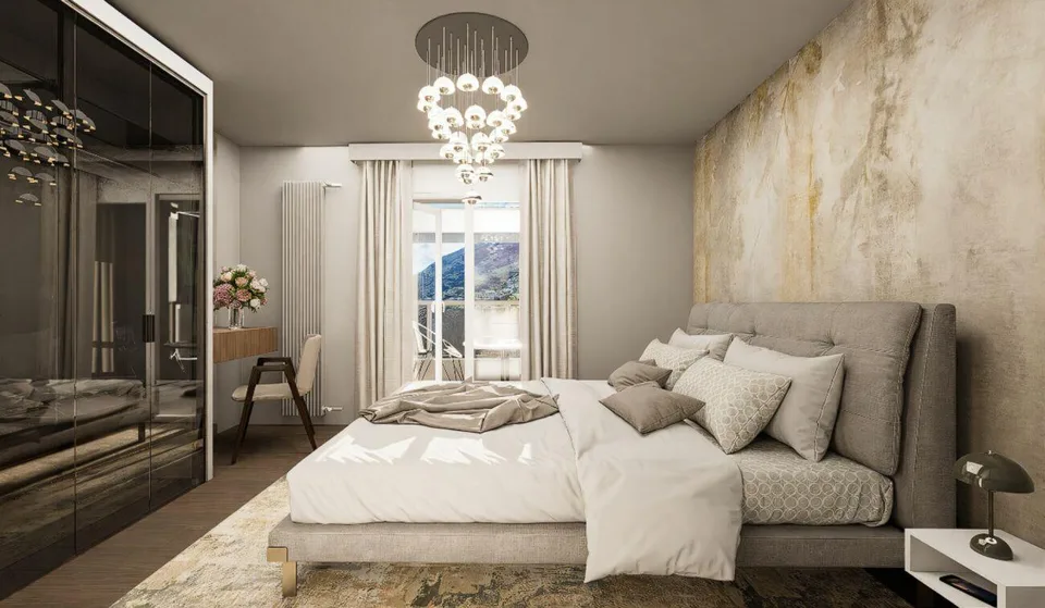 Elegante, lichtdurchflutete Maisonette mit Kamin in Ascona | Elegante duplex luminoso con camino ad Ascona