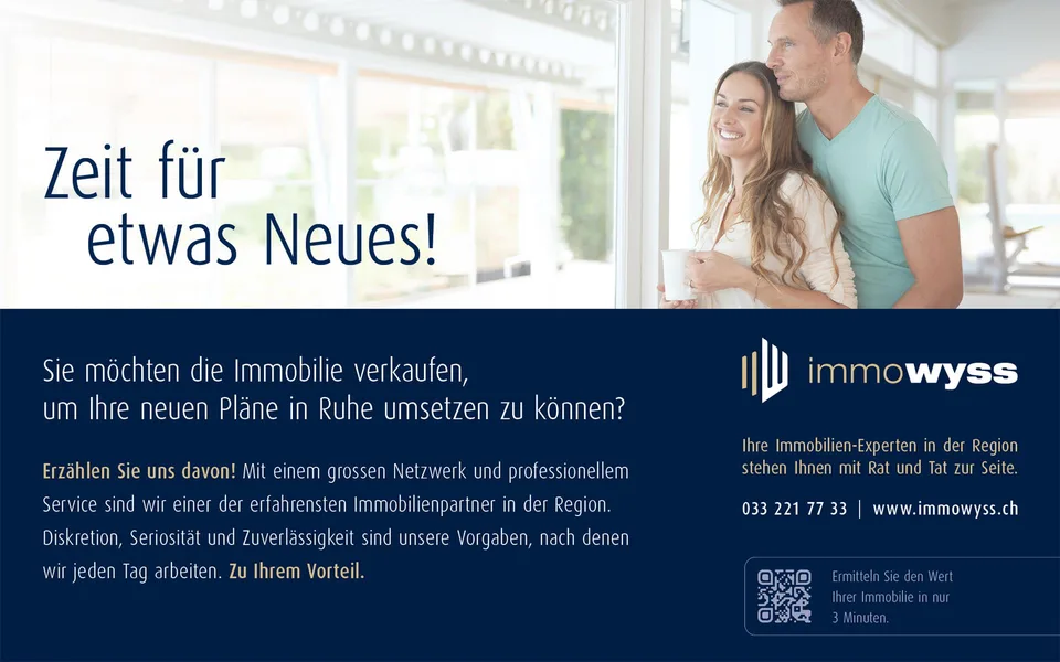 ImmoWyss -  Geräumiges Generationen- oder Zweifamilienhaus in Seftigen