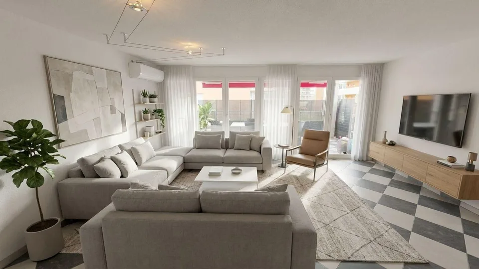 Helle 4-Zimmer-Wohnung mit grossem Balkon in Dietlikon