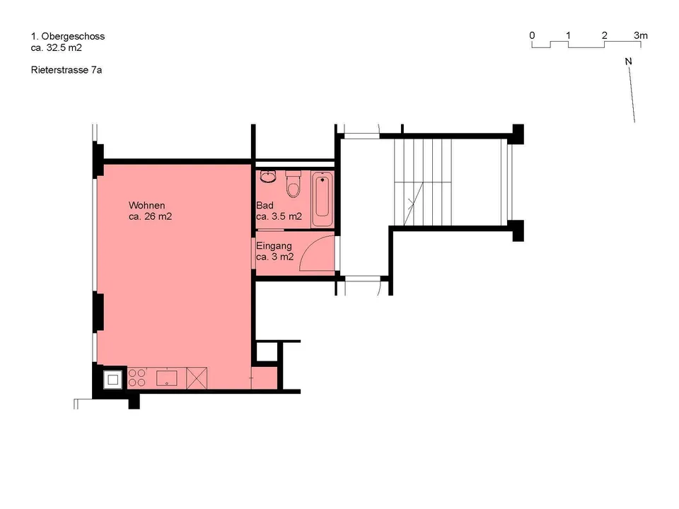 1.0 room apartment in Winterthur