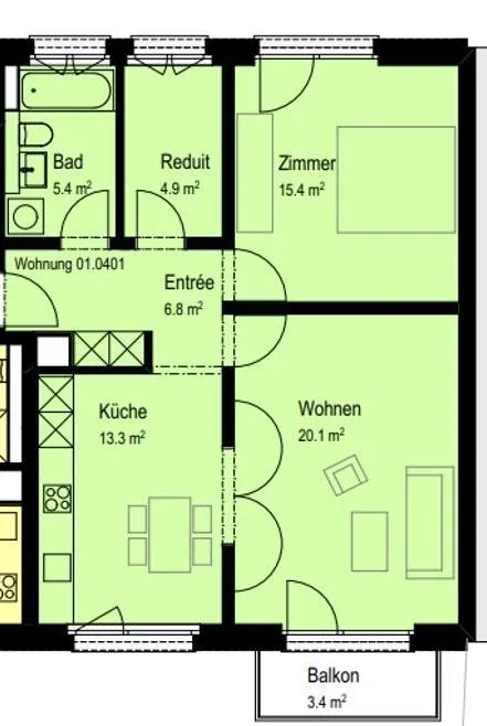 Vivre confortablement au-dessus des toits de Zurich