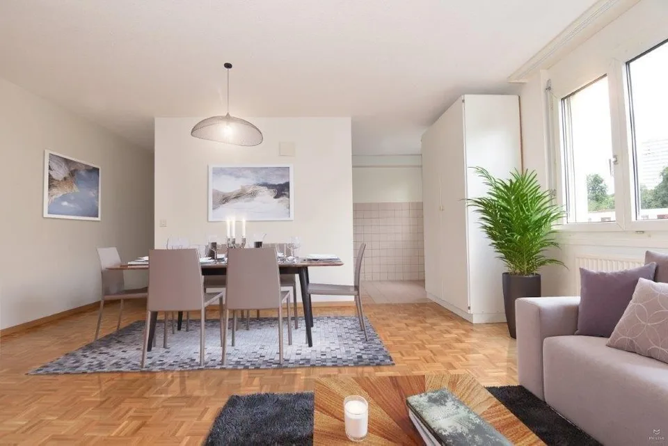 Quartier Valentin, bel appartement de 2 pièces au 3ème