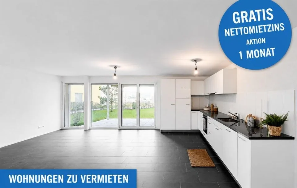 Attraktive 4.5-Zimmer-Wohnung im Erdgeschoss - in Pieterlen