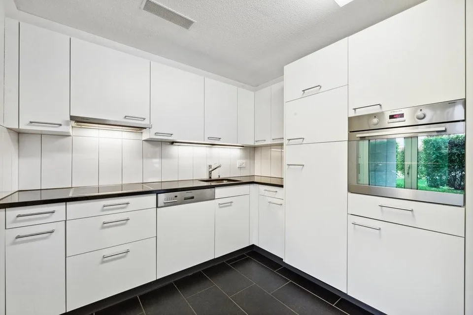 Appartement moderne avec espace de jardin