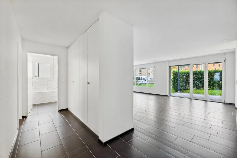 Appartement moderne avec espace de jardin