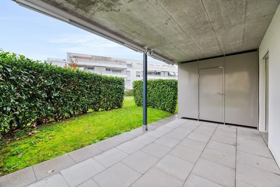Appartement moderne avec espace de jardin