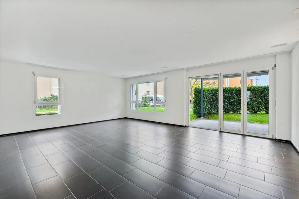 Appartement moderne avec espace de jardin