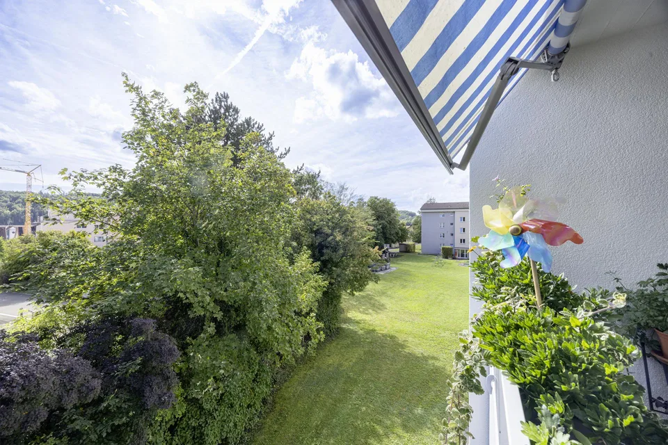 Helle 3.5 Zi-WG mit  Balkon in grüner Umgebung und zentraler Lage