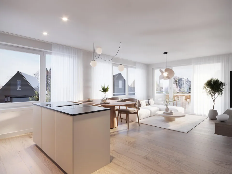 Newly built project/first occupancy - Charming 3.5 room apartment