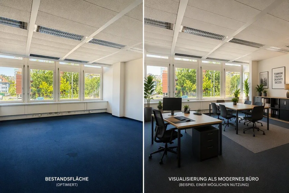 Bürofläche mit Potenzial: flexibel anpassbar und top erschlossen (B...
