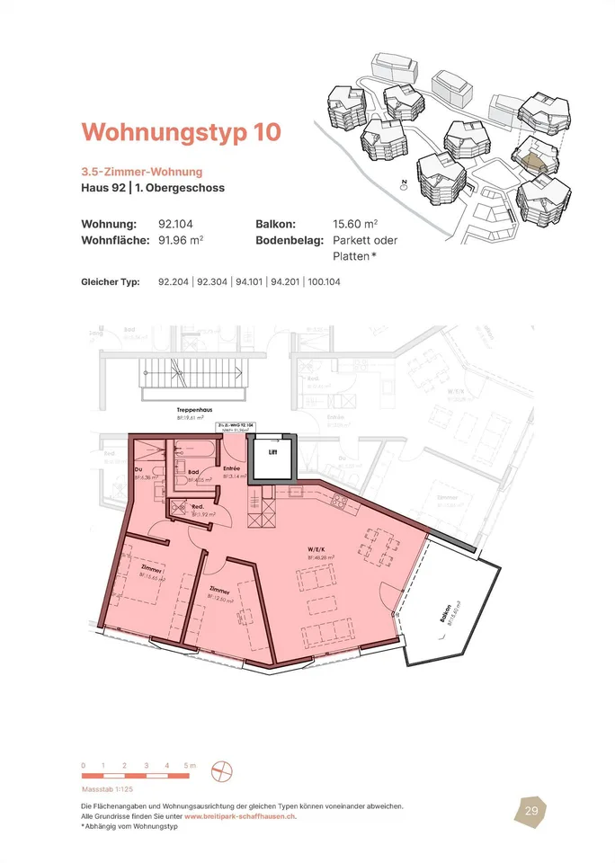 Appartamento di 3,5 locali a Schaffhausen