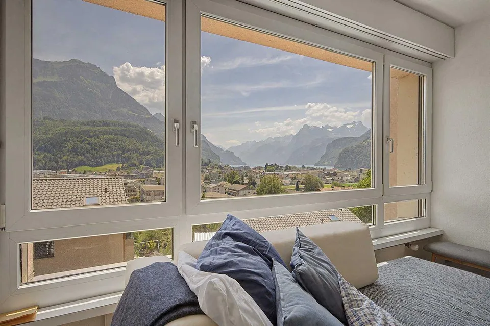 Appartement avec vue panoramique inobstructable et espace de bien-être