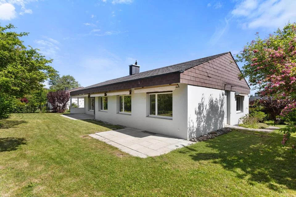 Bungalow avec jardin de paradis