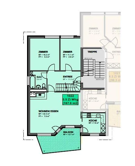 Hochwertige sanierte Maisonettewohnung