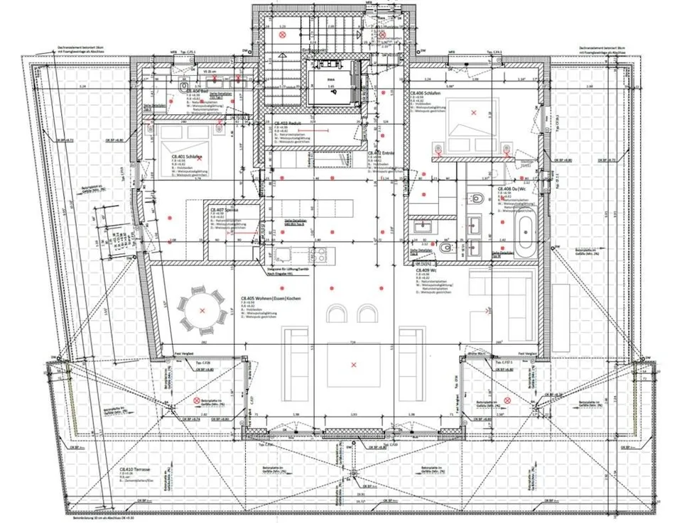 Appartement en attique moderne de 3,5 pièces à Igis