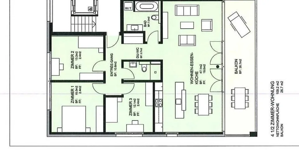 4.5 Room Apartment