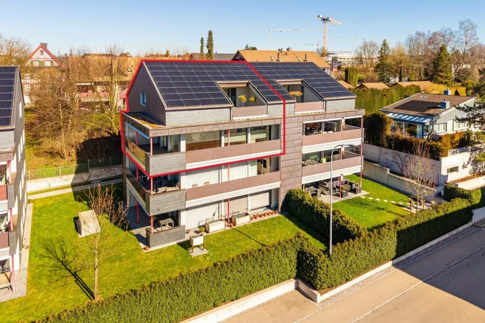 Esclusivo, efficiente dal punto di vista energetico e unico - grande appartamento mansardato di 6,5 locali con vista sulle Alpstein